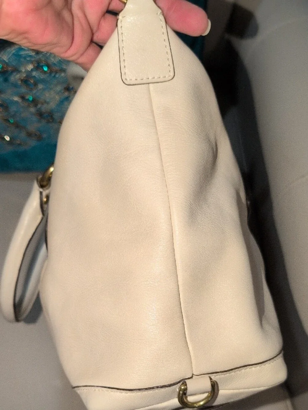 Coach Madison Sabrina Satchel Crean Leather #12937 Vintage